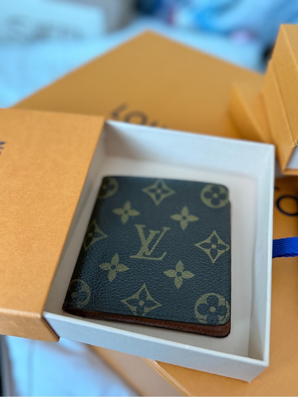 Louis Vuitton Brown Monogram Canvas Men's Wallet